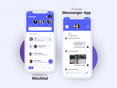 Messenger Concept Design | 2021 - with Source file