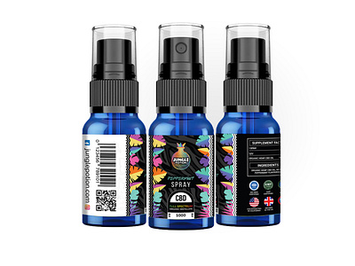 Spray bottle label design