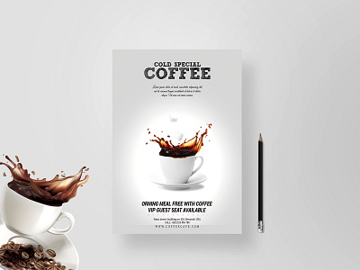 Coffee shop flyer design
