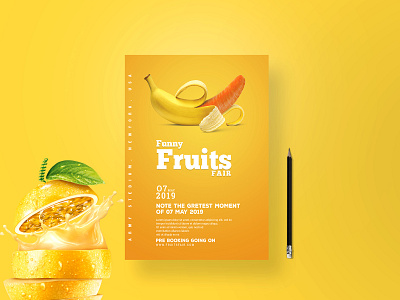 Fruit Flyer design