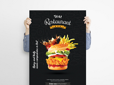 Flyer design advertisements awesome banner design bi fold branding brochure business flyer clean company corporate creative design flat flyer food food drink logo nice restaurant typography
