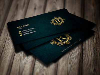 Luxury Business Card advertisements awesome banner design branding clean company corporate creative design flat logo luxury nice royal typography vector