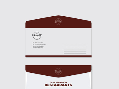 Restaurant Envelope
