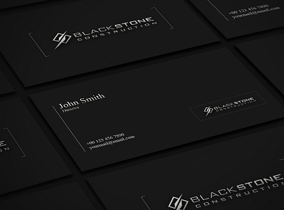 Black Business card awesome black business card branding clean company corporate creative design logo nice