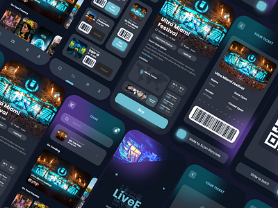 LiveE Mobile App branding design illustration logo mobile ui ui ux uidesign ux vector