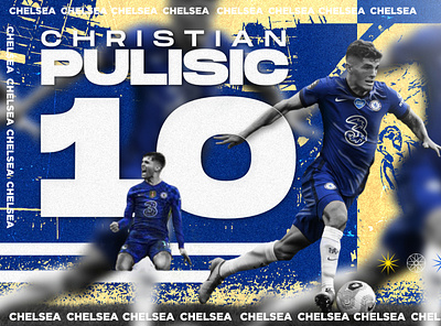 CHELSEA POSTER'S PLAYER affinity design graphic design illustration photo poster