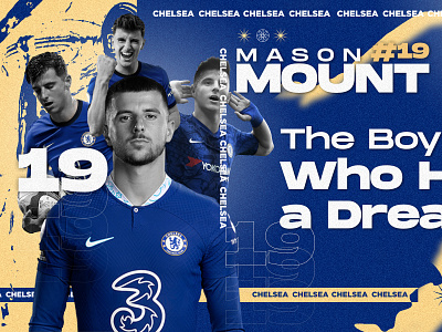 Chelsea Player Design Concept Posters 3d animation branding graphic design logo motion graphics ui