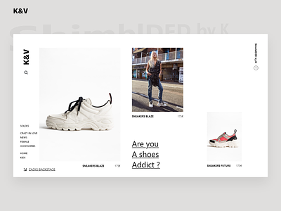 Sneaker eCommerce Website ecommerce ecommerce design shoe design shoes shop shopping sneaker sneaker website sneakers ui ux