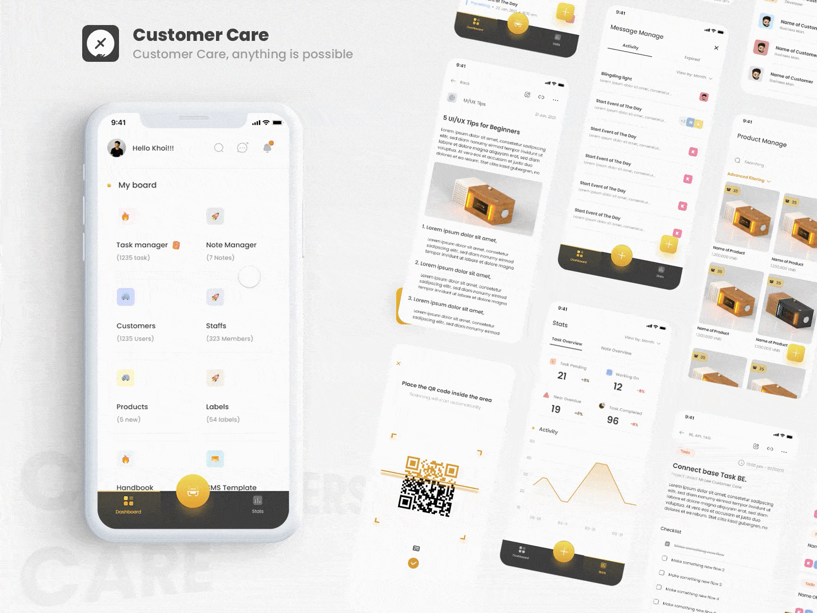 Customer Care care customer care customer ui ux product ui ux