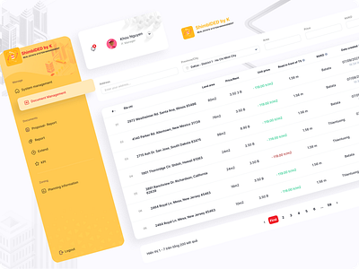 Real Estate Management CRM Design.