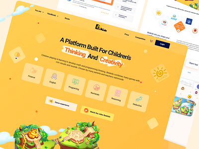 BEEKIDS - Website Design Concept