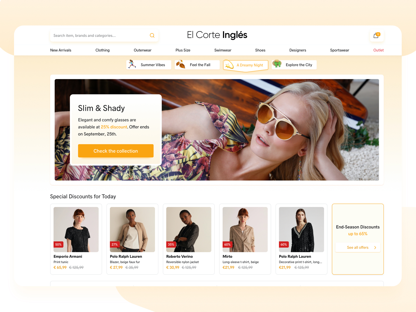 Fashion E-Commerce - Homepage by Can Goktas on Dribbble