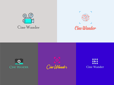 Cine Wander Logo Options