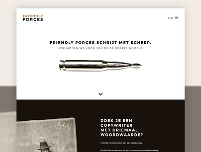 Webconcept Friendly Forces webdesign