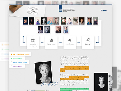 Webdesign 'De Begripvolle Ambtenaar' webdesign