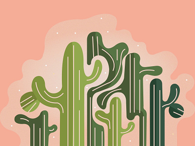 Cactus design illustration vector