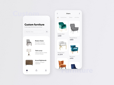 Custom Furniture Ecommerce