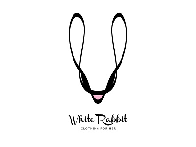 White Rabbit 01 brand clothing brand design icona logo