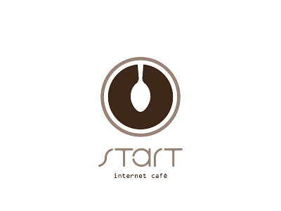 Start 01 design icona logo marca