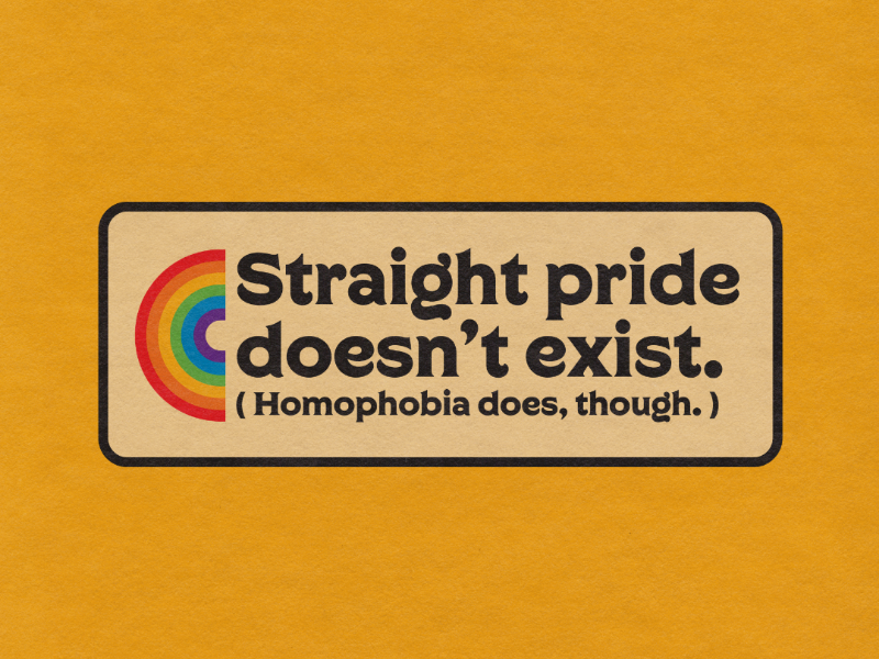 Pride Month Badge graphic design type logo design minimalistic simple retro vintage typography badge design rainbow lgbt lgbtq gay pride month pride