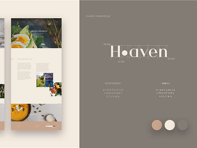 Heaven website and logo