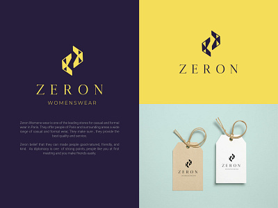 Zeron Branding Logo Design  || Minimalist Logo Design