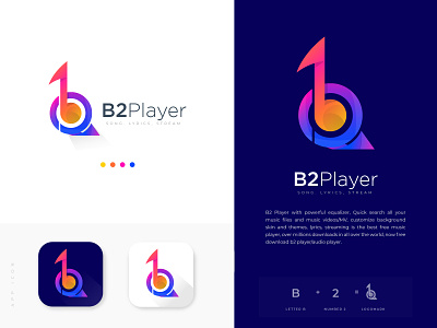 B2 Player Logo Design