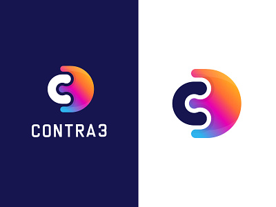 Contra 3 Logo Design