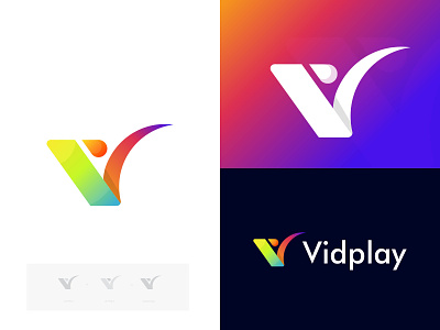 Vidplay Logo Design