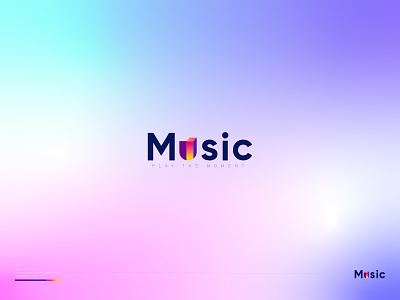 Music wordmark logo - Modern music logo - Music logo ideas