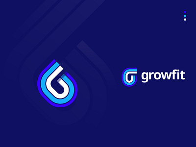 Creative G Letter Logo -Business Consulting Logo- Growfit