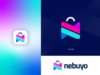 Ecommerce logo - Online Shopping - N Shop Logo ahmed rumon app icon branding brandmark cart concept creative ecommerce flat identity initial letter logo logo modern logo n logo rumzzline shop shopping store symbol