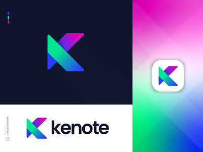 K Letter Logo - K Logo Mark - K Icon - Kenote