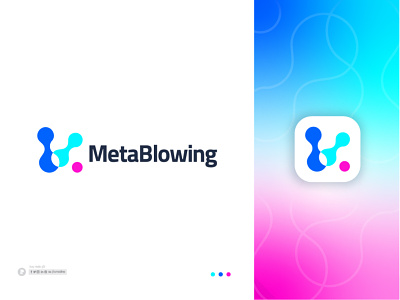 nft marketplace - metaverse - m letter logo - meta bowling