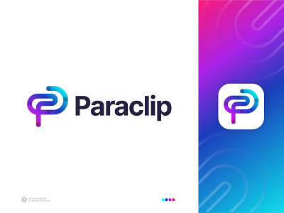 Paraclip - P combine Logo - P letter mark - P logo design a b c d e f g h i j k l m n branding branding identity brandmark lettermark logo logo design logomark logotype minimalist logo modern logo monogram o p q r s t u v w x y z p letter p letter logo p monogram rumzzline simple logo symbol typography