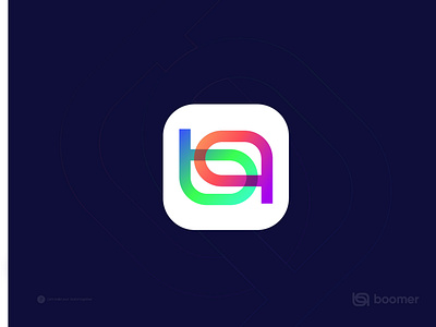 B letter logo - B overlap logo - Modern Logo