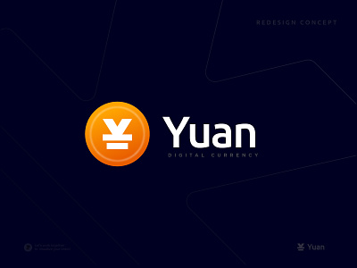 Yuan Redesign Concept - Digital Currency - Coin Logo