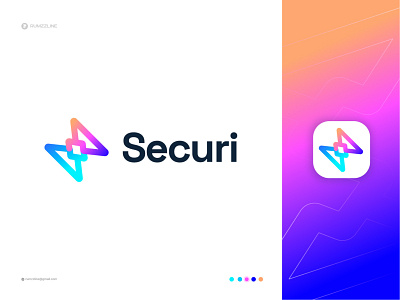 S letter mark - Security Logo - Modern Logo design