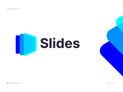 Slide Logo - Software App Logo - Brand Identity
