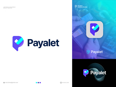 Payment Logo - P for Pay - Money Transfer - Payalet best logo designer branding business logo cashless ecommerce fintech logo logo logodesign logomark modern logo design modern p logo p logo pay logo payment logo tech technology wallet logo