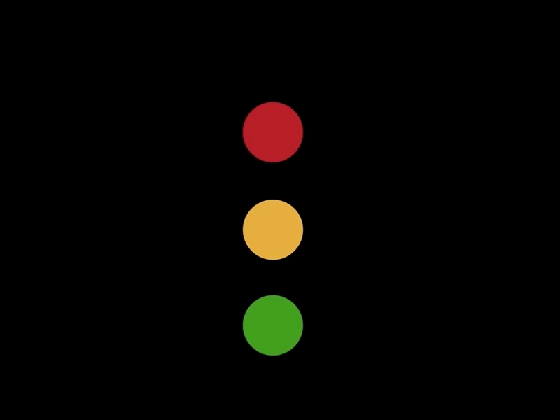 Traffic light ae after affects animation colour design illustration logo motion animation vector