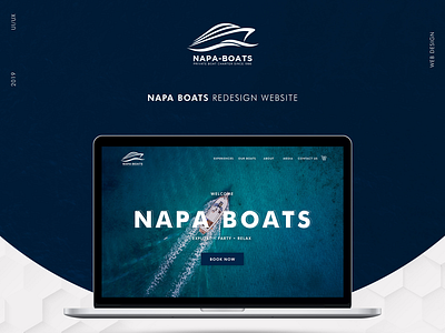 Napa Boats: Redesign Website | UI/UX Design branding design flat logo mac typography ui design ux design web design web development website