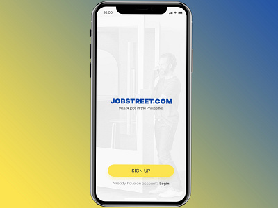 Jobstreet Redesign Mobile App branding gradient jobstreet mobile mobile ui redesign ui ux