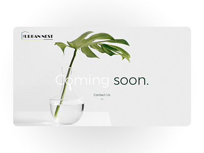 Urbanest Coming Soon Page Design