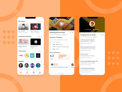 Stream Video App 📹 app app design clean design clean ui design design app figma figmadesign flat learn learning learning app learning platform stream streaming streaming app ui ux video