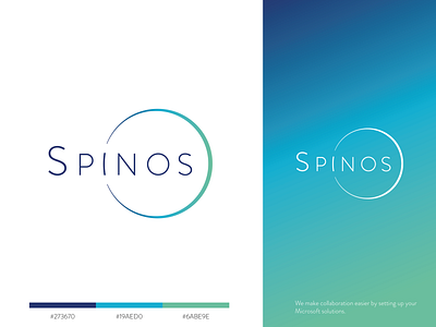 Spinos blues brand design brand identity branding branding and identity branding design design green logo logodesign logotype vector