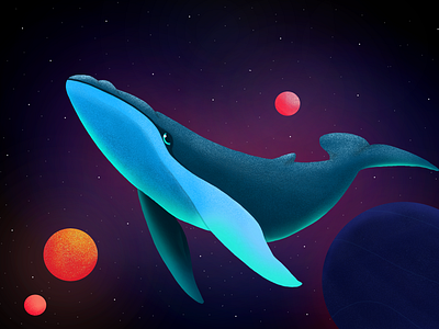 Space traveler Whale