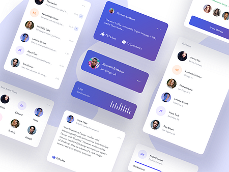 Cards Free UI Kit | Freebie by Ronak Chhatwal on Dribbble