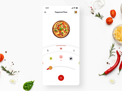 Add Pizza Interaction + Free UI kit animation app clean design food app food app design food app ui food delivery app free ui kit freebie interaction design ios microinteraction mobile pizza prototype prototyping ronak chhatwal ui ux