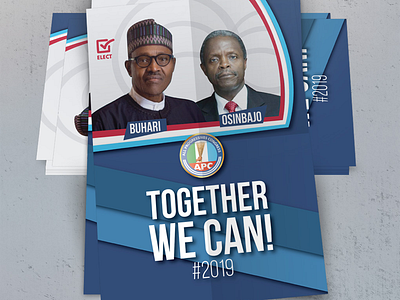 Buhari campaign poster election nigeria poster print